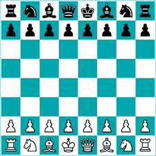 A chess board with
